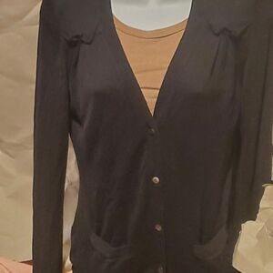 KOKUN Black  Cardigan Sweater.